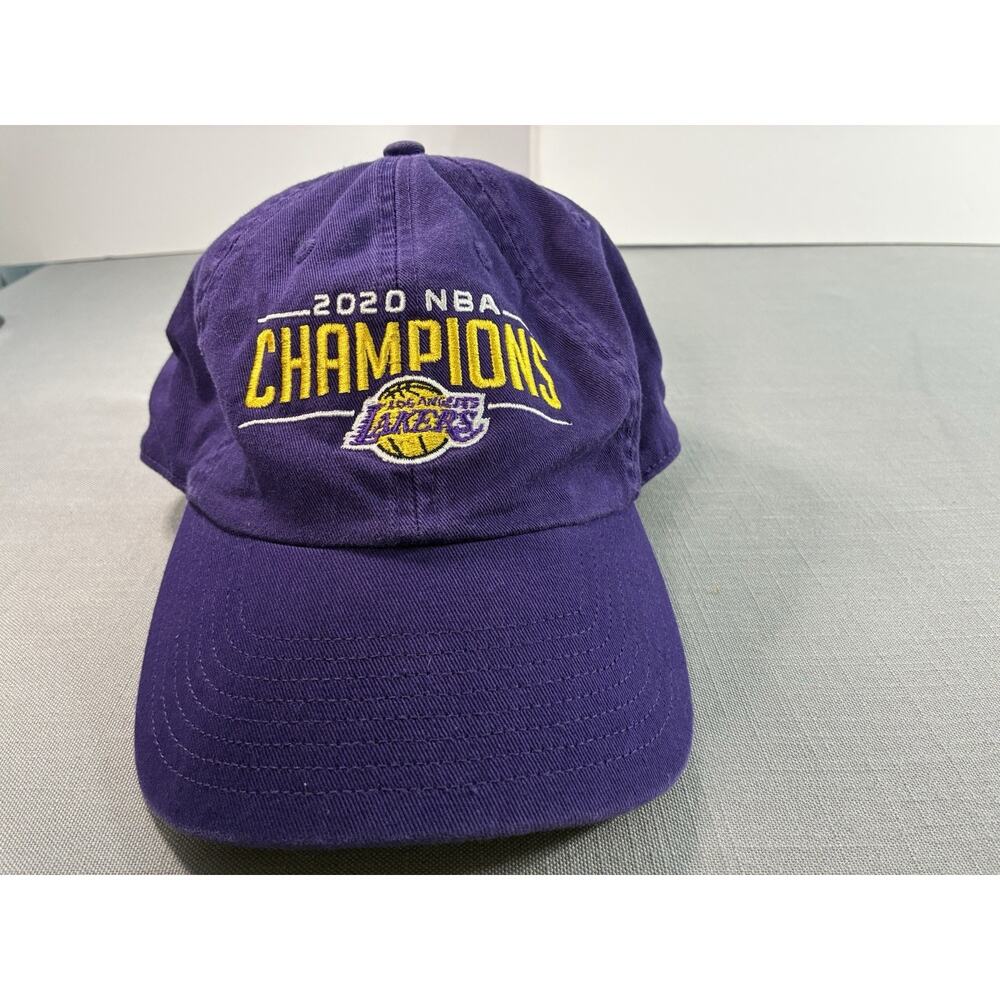 Los Angeles Lakers 2020 NBA Champions Hat Purple ’47 Brand Adjustable Cap